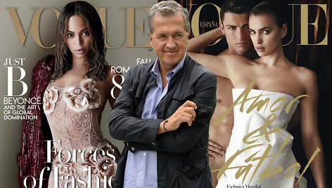 Mario Testino „Vogue“ viršeliai su Beyonce ir Cristiano Ronaldo bei Irina Skayk