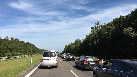 Spūstis kelyje Klaipėda&ndash;Kaunas