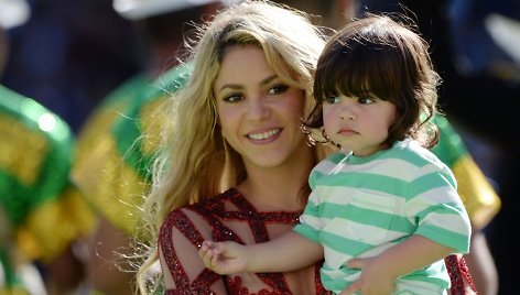 Shakira su sūnumi Milanu