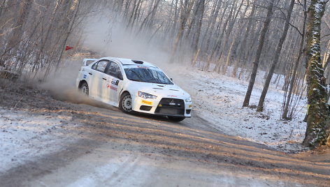 „Halls winter rally“ penktas-septintas greičio ruožai