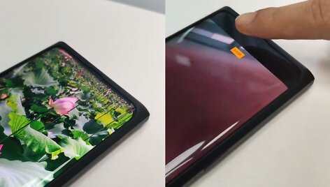 &bdquo;Oppo&ldquo; telefono asmenukių kamera, paslėpta po ekranu