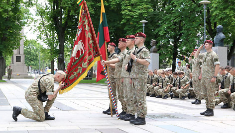 Karių savanorių priesaika Kaune