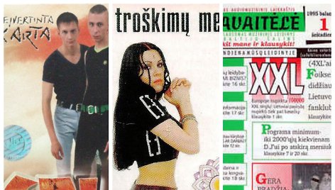 SEL, Sati ir XXL albumų viršeliai iš XX a. paskutiniojo dešimtmečio
