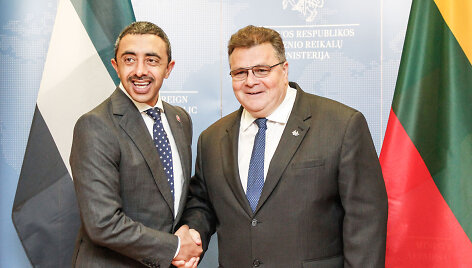 Lietuvoje vie&scaron;i Jungtinių Arabų Emyratų užsienio reikalų ir tarptautinio bendradarbiavimo ministras
