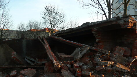 Kauno tvirtovės VII forto ledainės griuvėsiai