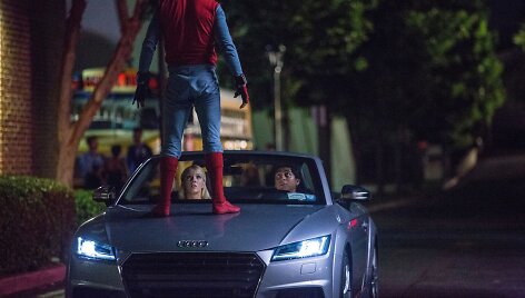 &bdquo;Audi TTS Roadster&ldquo; filme &bdquo;Žmogus-Voras: grįžimas namo&ldquo;