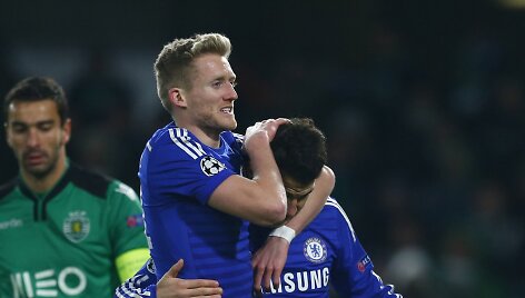 Andre Schurrle ir Cescas Fabregasas
