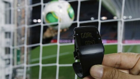 &bdquo;GoalRef&ldquo; vartų linijos technologijos demonstravimas