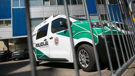 Policijos ekspertų automobilis