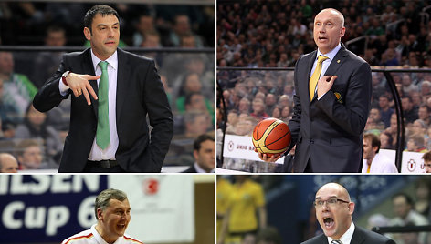 Aleksandras Trifunovičius, Rimas Kurtinaitis, Jonas Kazlauskas ir Nevenas Spahija