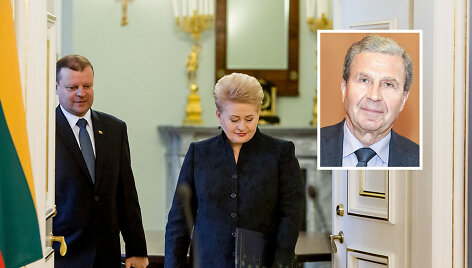 Saulius Skvernelis, Dalia Grybauskaitė ir Vytautas Sinkevičius