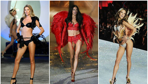 I&scaron; kairės: Gisele Bundchen, Adriana Lima, Alessandra Ambrosio 