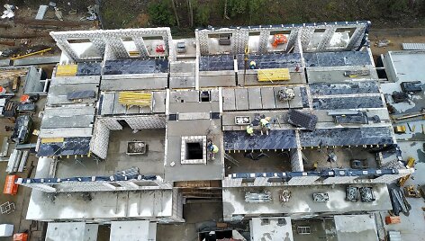 Burbi&scaron;kių mi&scaron;ko slėnyje vykstančios statybos