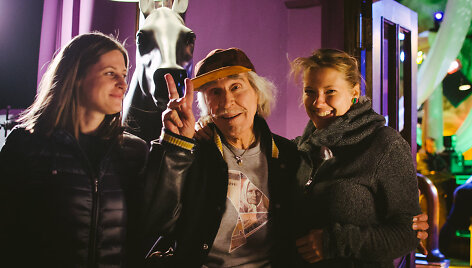 Algirdas Tupė &bdquo;Freaks On Floor&ldquo; vaizdo klipo filmavime