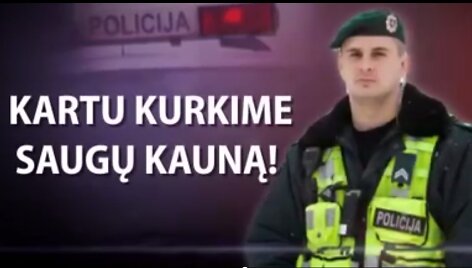 Policija patarinėja per reklaminius ekranus