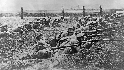Rusų kariai Pirmojo pasaulinio karo metu