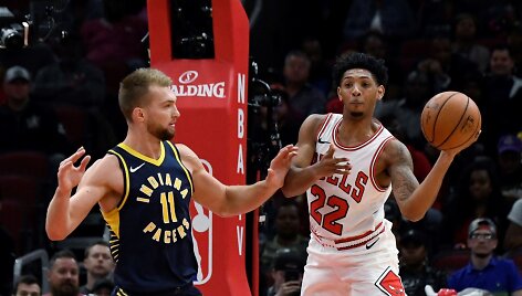 Domantas Sabonis ir Cameronas Payne'as