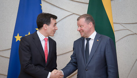 Borja Gracia ir Saulius Skvernelis