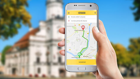&bdquo;eTaksi&ldquo; programėlė Kaune