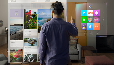 &bdquo;Microsoft&ldquo; pristatė ne tik naujos kartos &bdquo;Windows 10&ldquo; sistemą, bet ir holograminį kompiuterį.