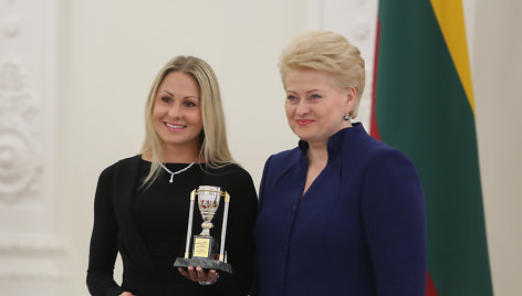 Dalia Grybauskaitė ir Laura Asadauskaitė