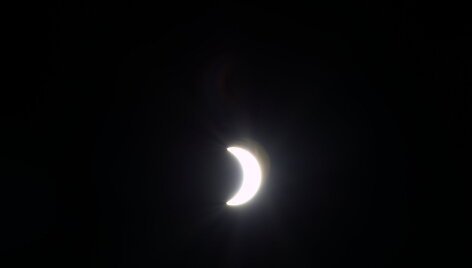 Saulės užtemimas i&scaron; kosmoso