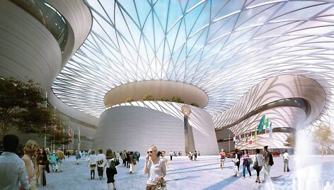 Parodai &bdquo;Expo 2017&ldquo; statomas miestas Kazachstane 