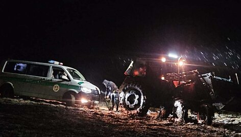 Naktinė gelbėjimo operacija Alytaus rajone