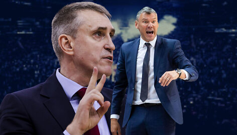Kęstutis Kemzūra ir &Scaron;arūnas Jasikevičius