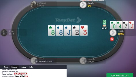 Tonybet Poker nuotr.