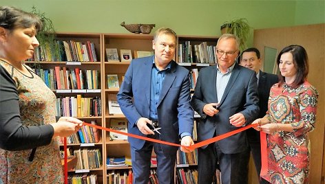 Užupių kaime atidaryta biblioteka