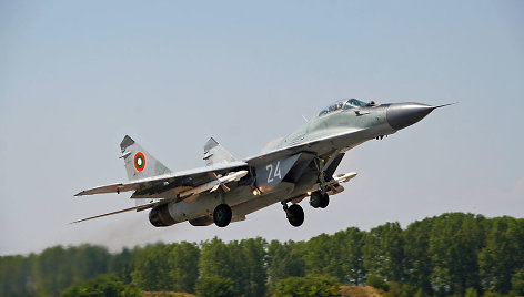 Bulgarijos karinių oro pajėgų naikintuvas MiG-29