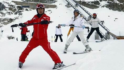 &Scaron;veicarijos Sen Morisas (St. Moritz): puikūs vie&scaron;bučiai ir patogios slidinėjimo trasos