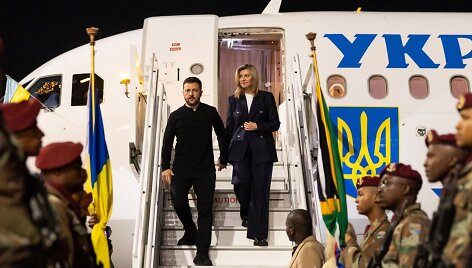 Volodymyras Zelenskis ir Olena Zelenska