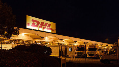 DHL logistikos centro Birmingeme vaizdai