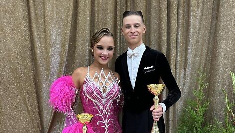Kipras Kūra ir Elzė Gintvilė Valiūnaitė &ndash; pasaulio čempionato finalininkai