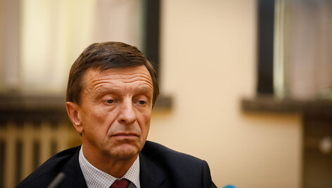 Petro Bar&scaron;ausko spaudos konferencija
