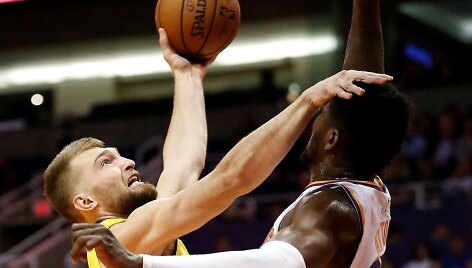 Domantas Sabonis ir DeAndre Aytonas