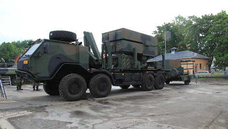 Vidutinio nuotolio prie&scaron;lėktuvinių raketų sistema NASAMS 2