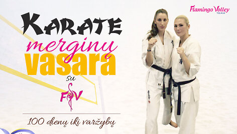 Tituluotos karate kovotojos siekia auk&scaron;tumų paplūdimio tinklinio aik&scaron;tėje