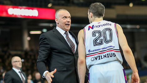 Rimas Kurtinaitis ir Jimmy Baronas