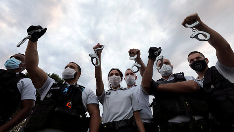 Prancūzijos policininkų protestas