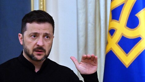 Volodymyras Zelenskis / SERGEI SUPINSKY / AFP