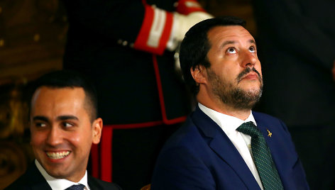 Luigi Di Maio ir Matteo Salvini