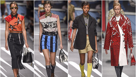 &bdquo;Prada&ldquo; 2018 m. pavasario ir vasaros kolekcijos modeliai