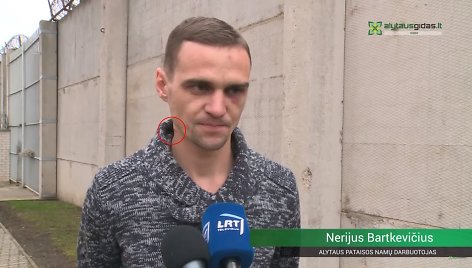 Nerijus Bartkevičius sužeistas nežymiai