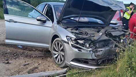 Per avariją &Scaron;iūpariuose sužeisti penki asmenys.