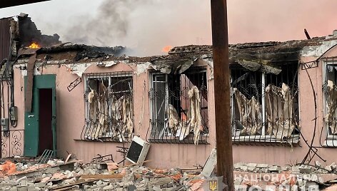 Donecko srityje po ap&scaron;audymų sugriautas 61 civilinis statinys