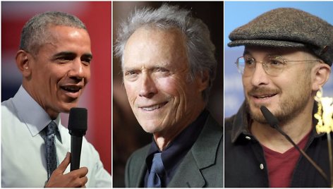 B.Obama,  C.Eastwoodas, D.Aronofsky / fotomontažas