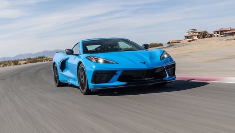 Naujasis Chevrolet Corvette Stingray yra išvaizdus automobilis. (Gamintojo nuotrauka)